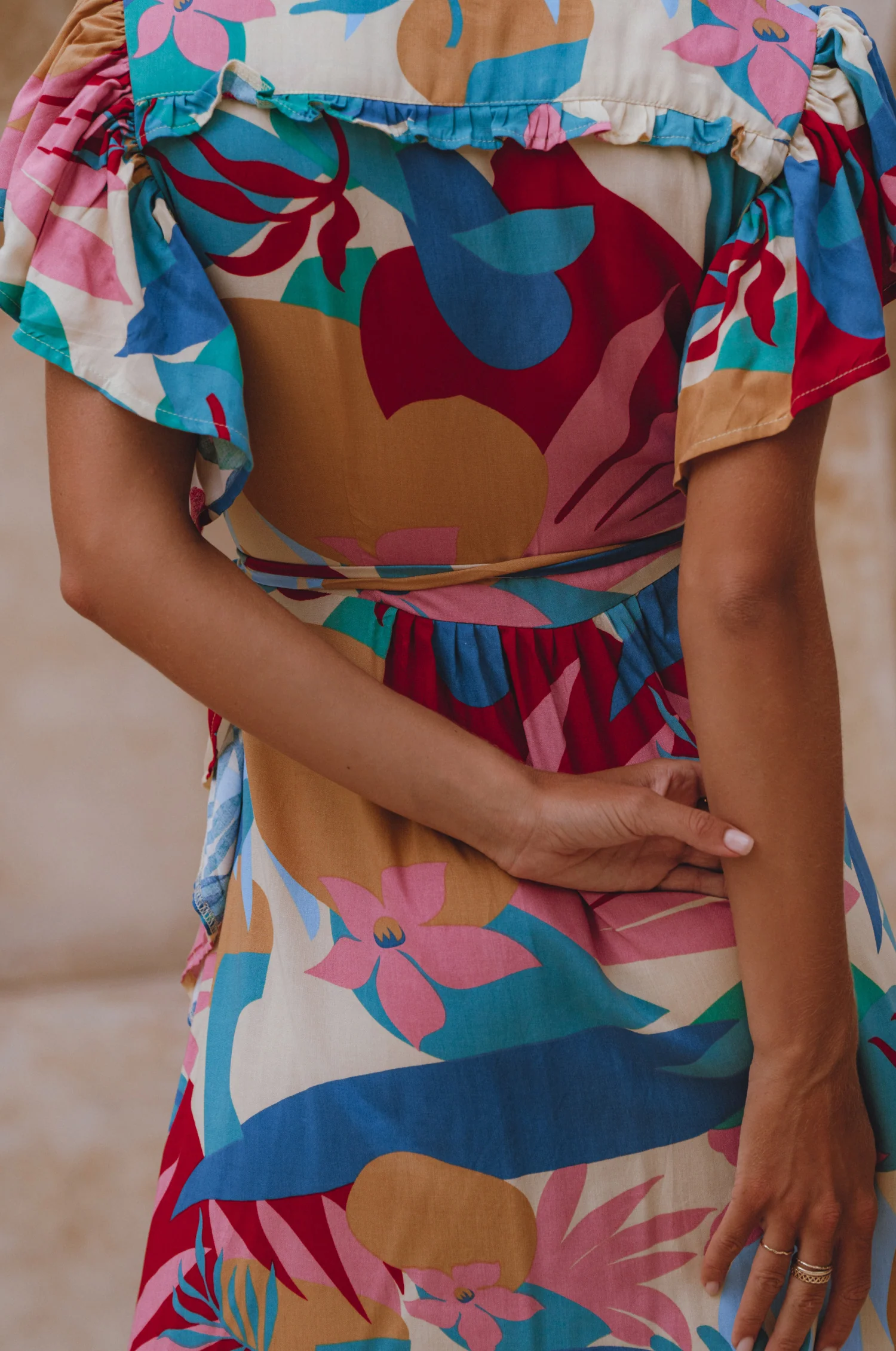 Carmen Wrap Maxi Dress (Sale) - Image 23