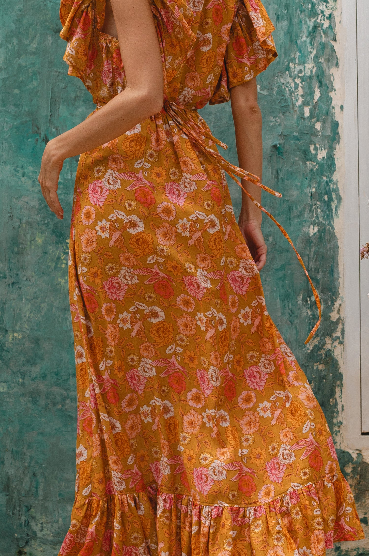 Carmen Wrap Maxi Dress (Sale) - Image 32