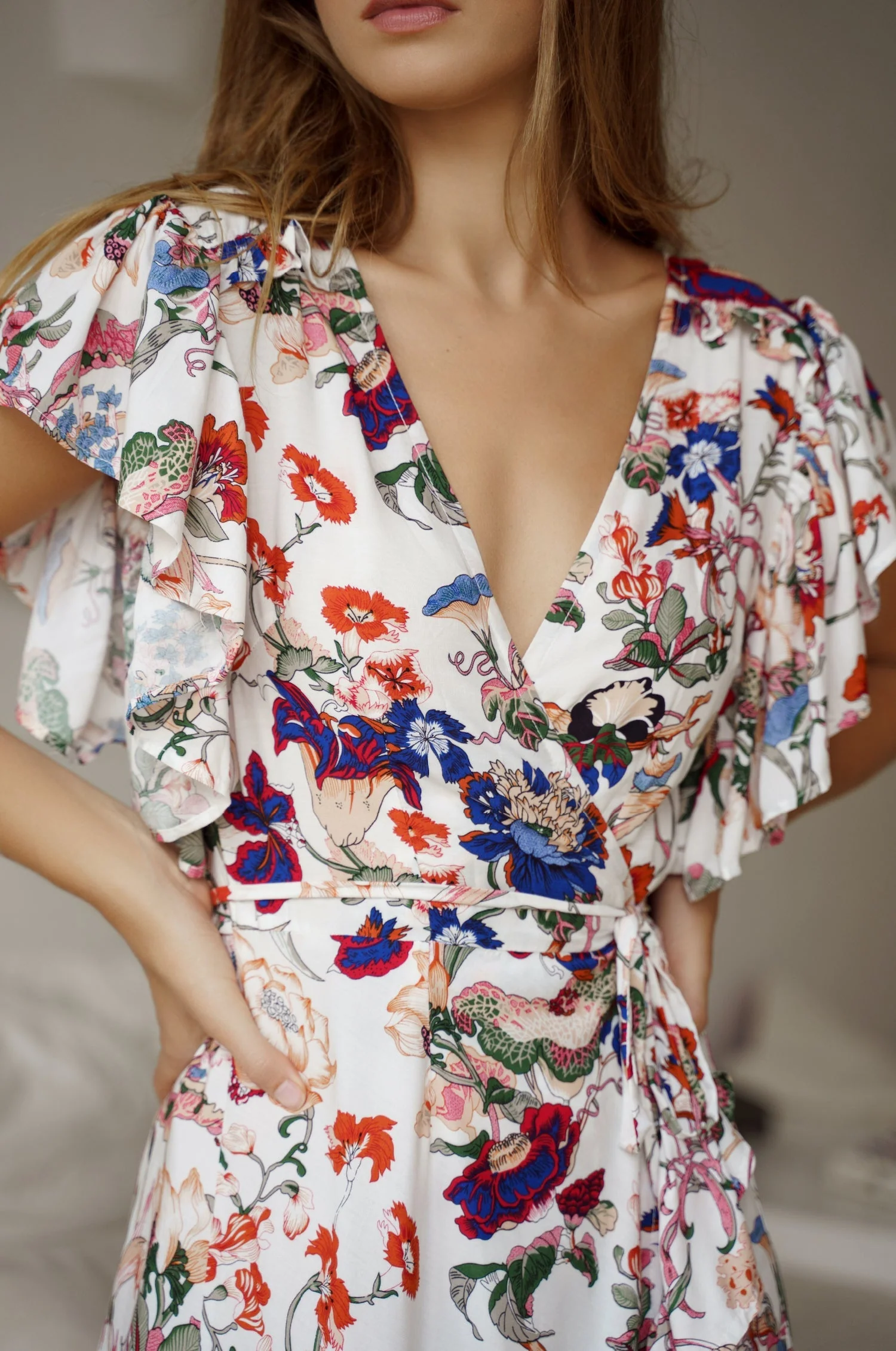 Carmen Wrap Maxi Dress (Sale) - Image 33