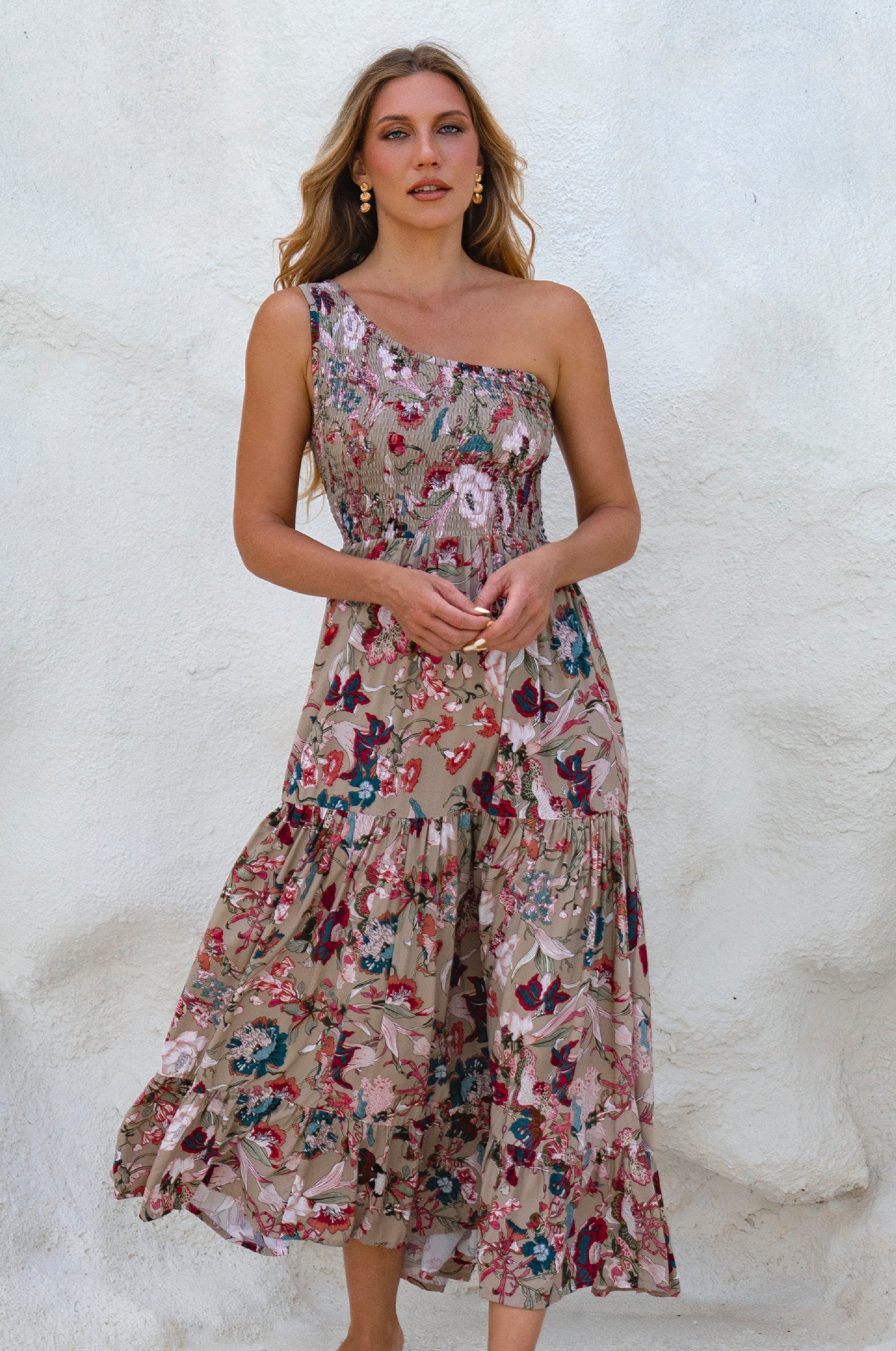 Cassandra One Shoulder Maxi Dress - Image 51