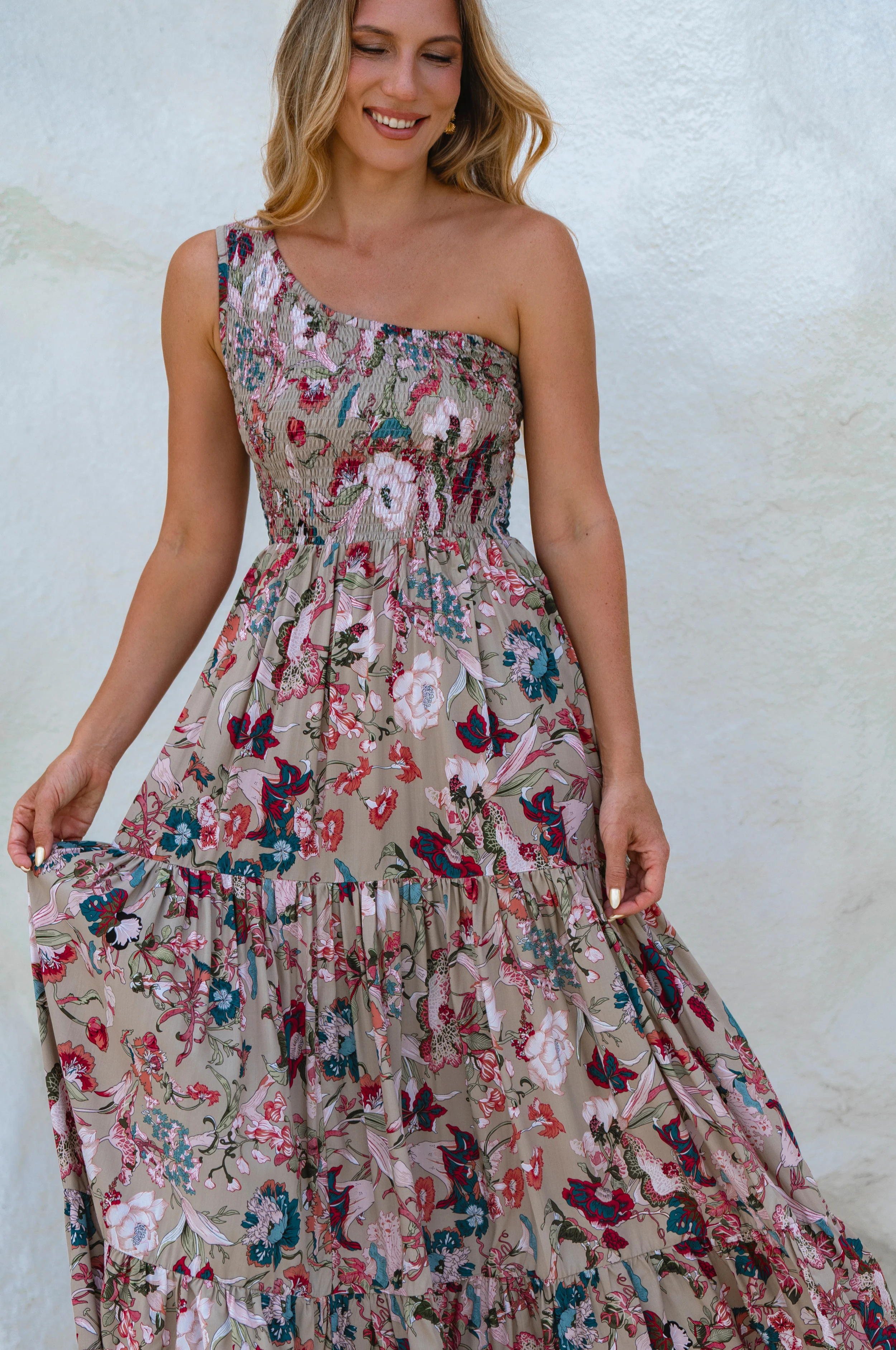 Cassandra One Shoulder Maxi Dress - Image 50