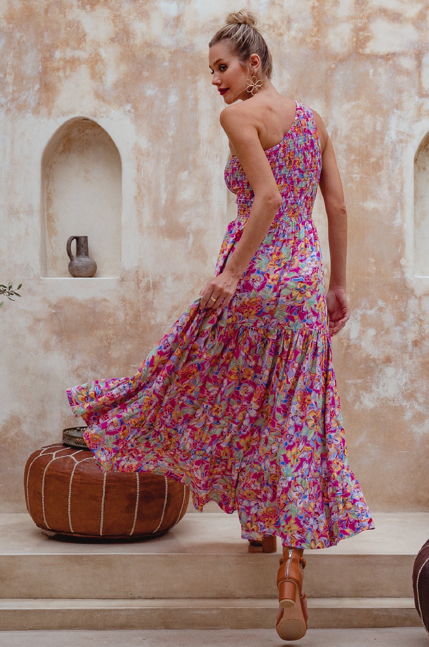 Cassandra One Shoulder Maxi Dress - Image 25