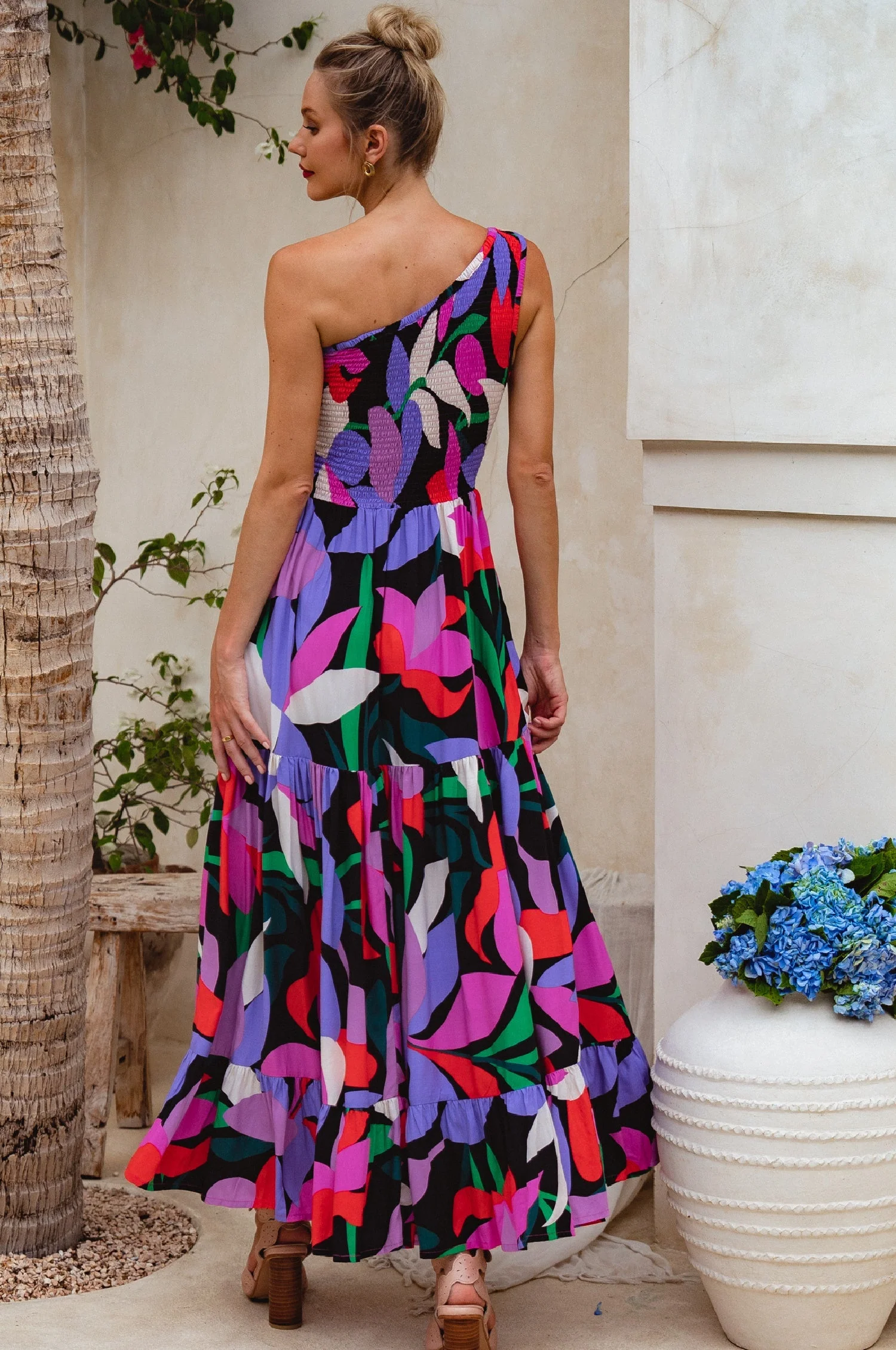 Cassandra One Shoulder Maxi Dress - Image 33