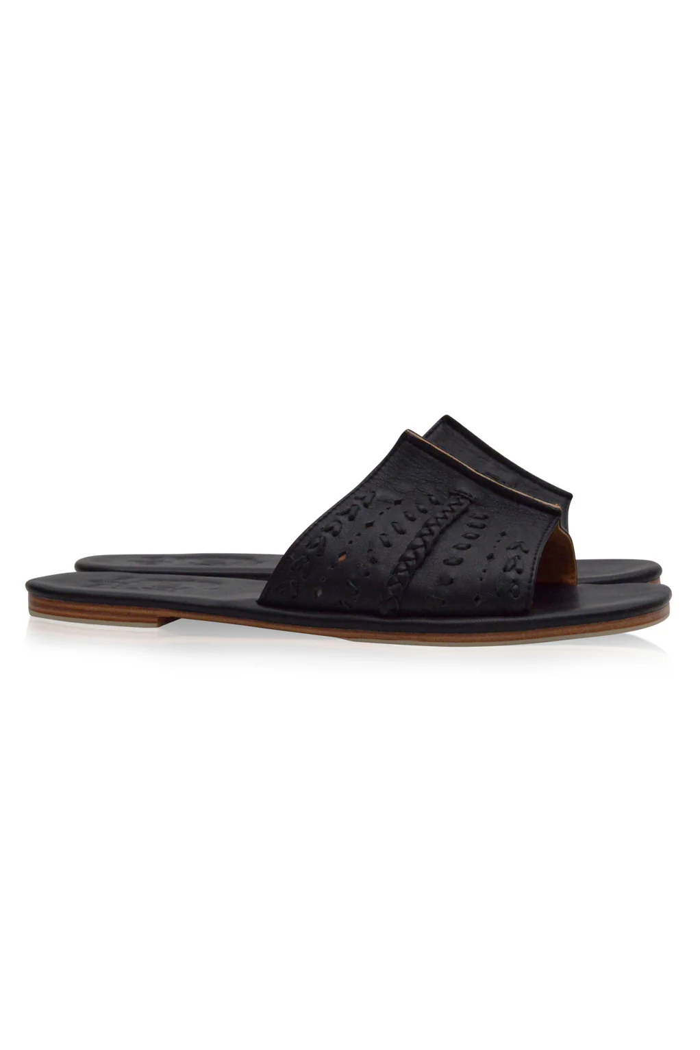 Dolce Vita Leather Slide Sandals - Image 4