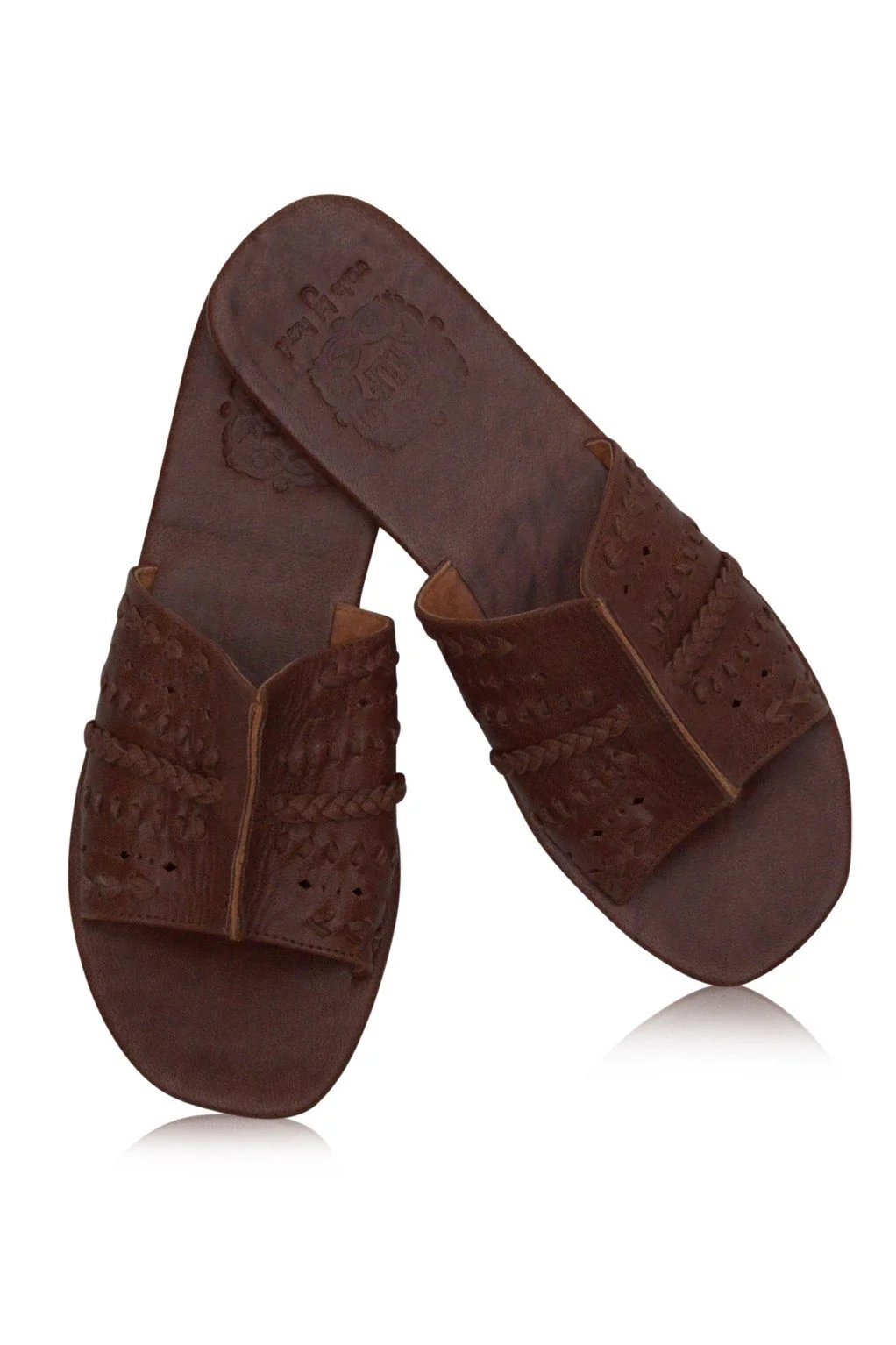 Dolce Vita Leather Slide Sandals - Image 6