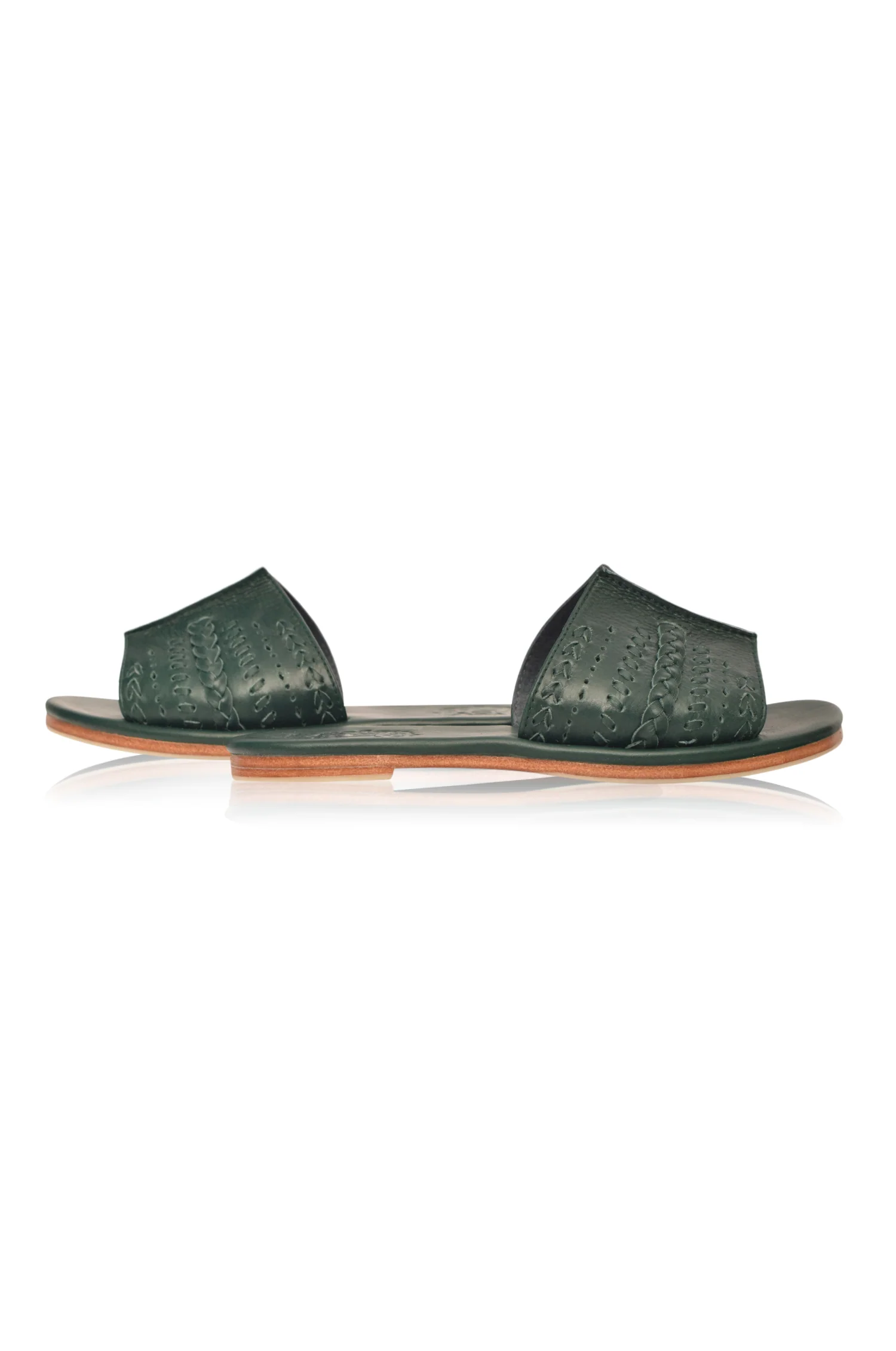 Dolce Vita Leather Slide Sandals - Image 6