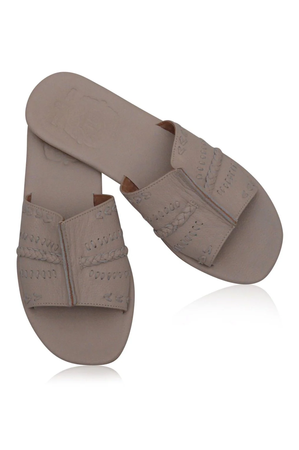 Dolce Vita Leather Slide Sandals - Image 4