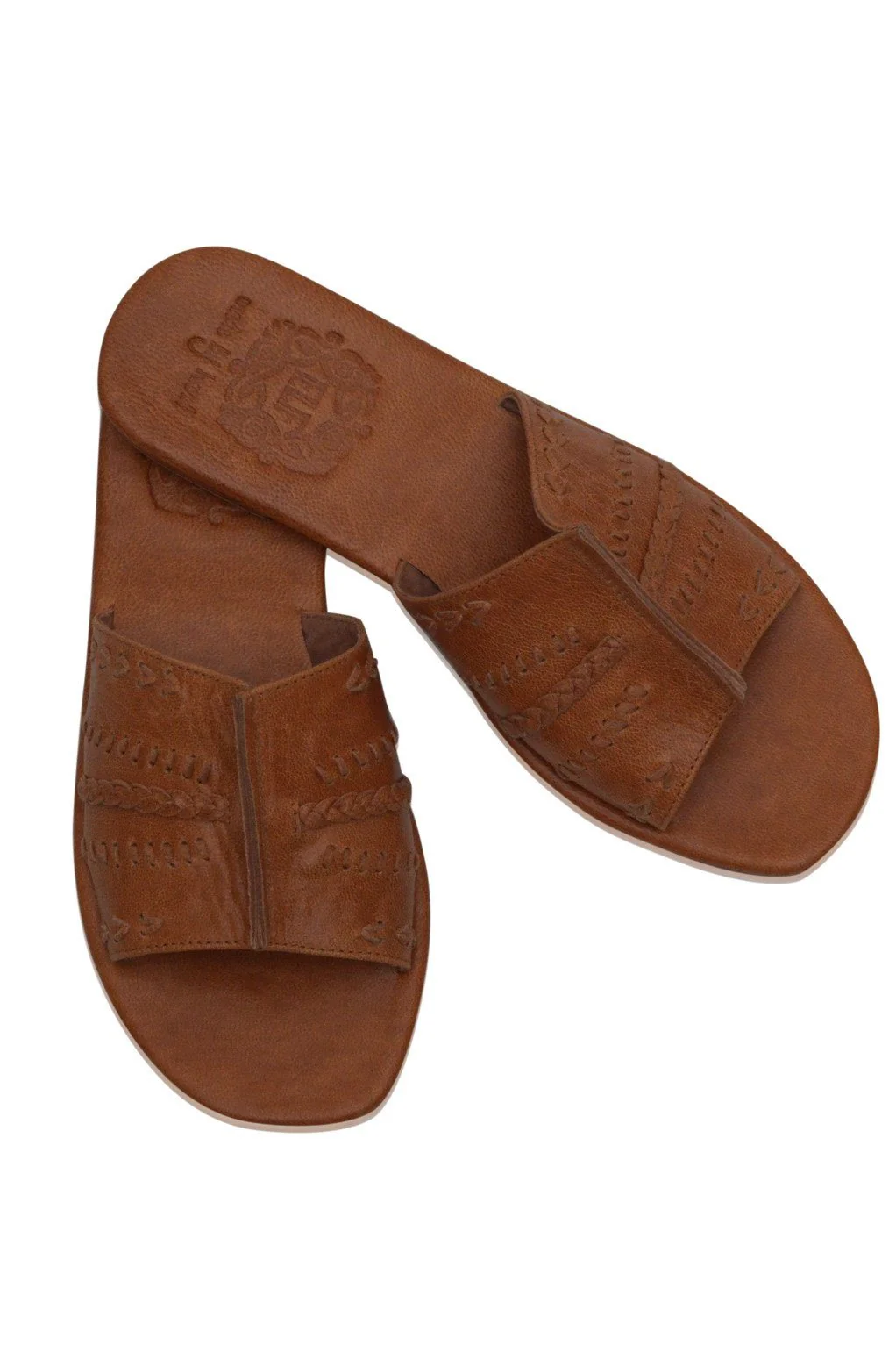 Dolce Vita Leather Slide Sandals - Image 9