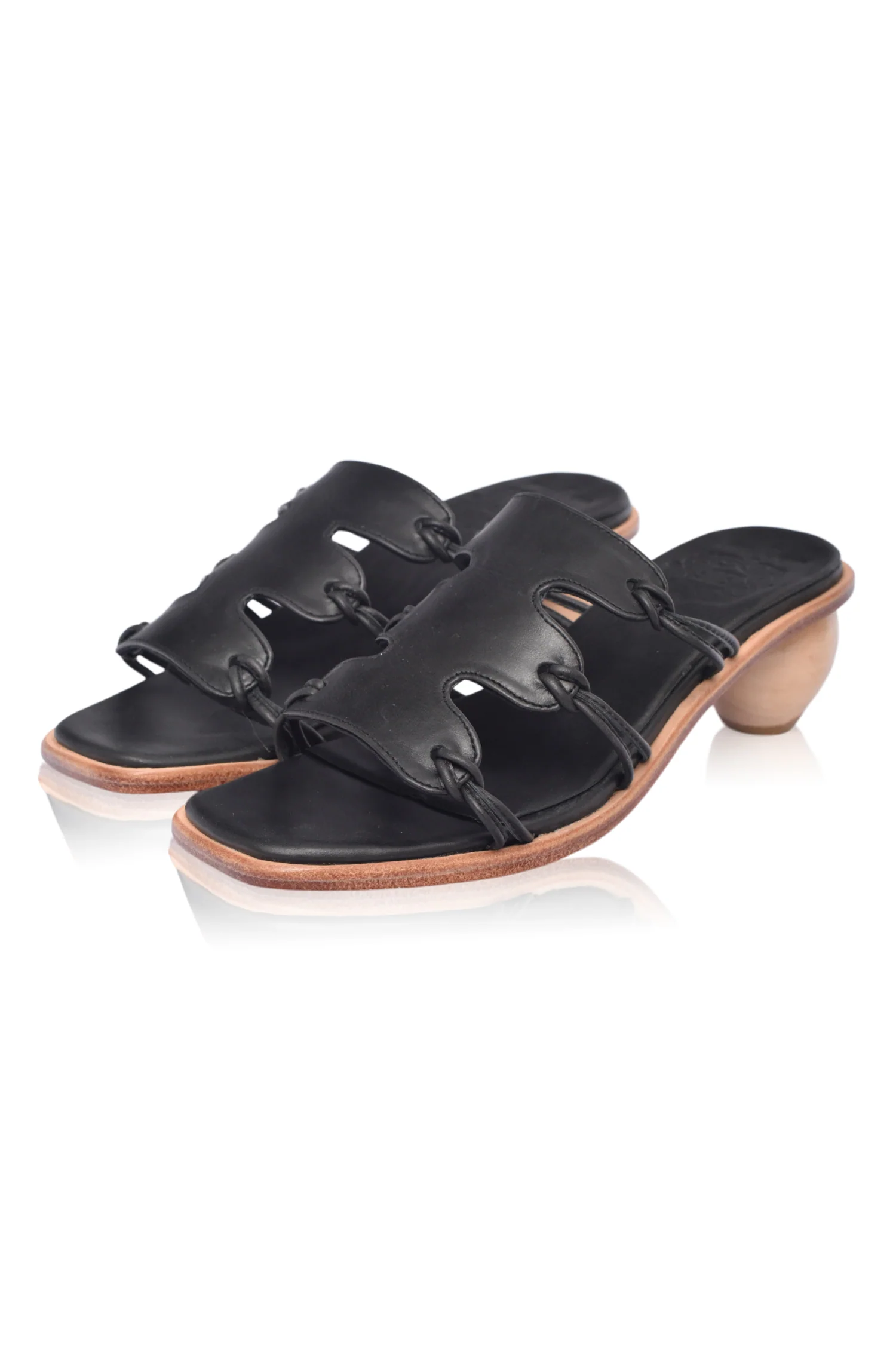 Ibiza Round Heel Mules (Sz. 6.5 & 11) - Image 3