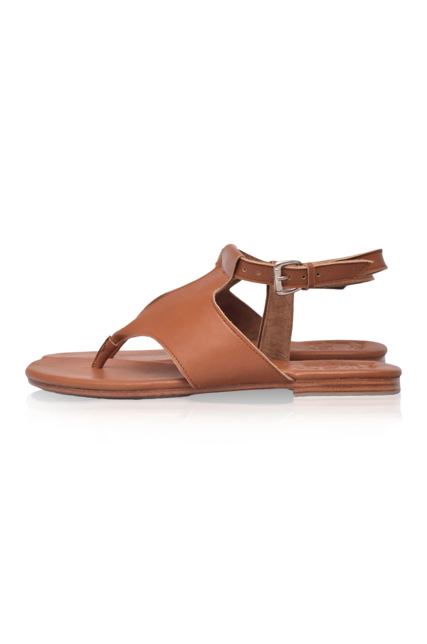 Lost in Jungle T-Strap Leather Sandals - Image 6