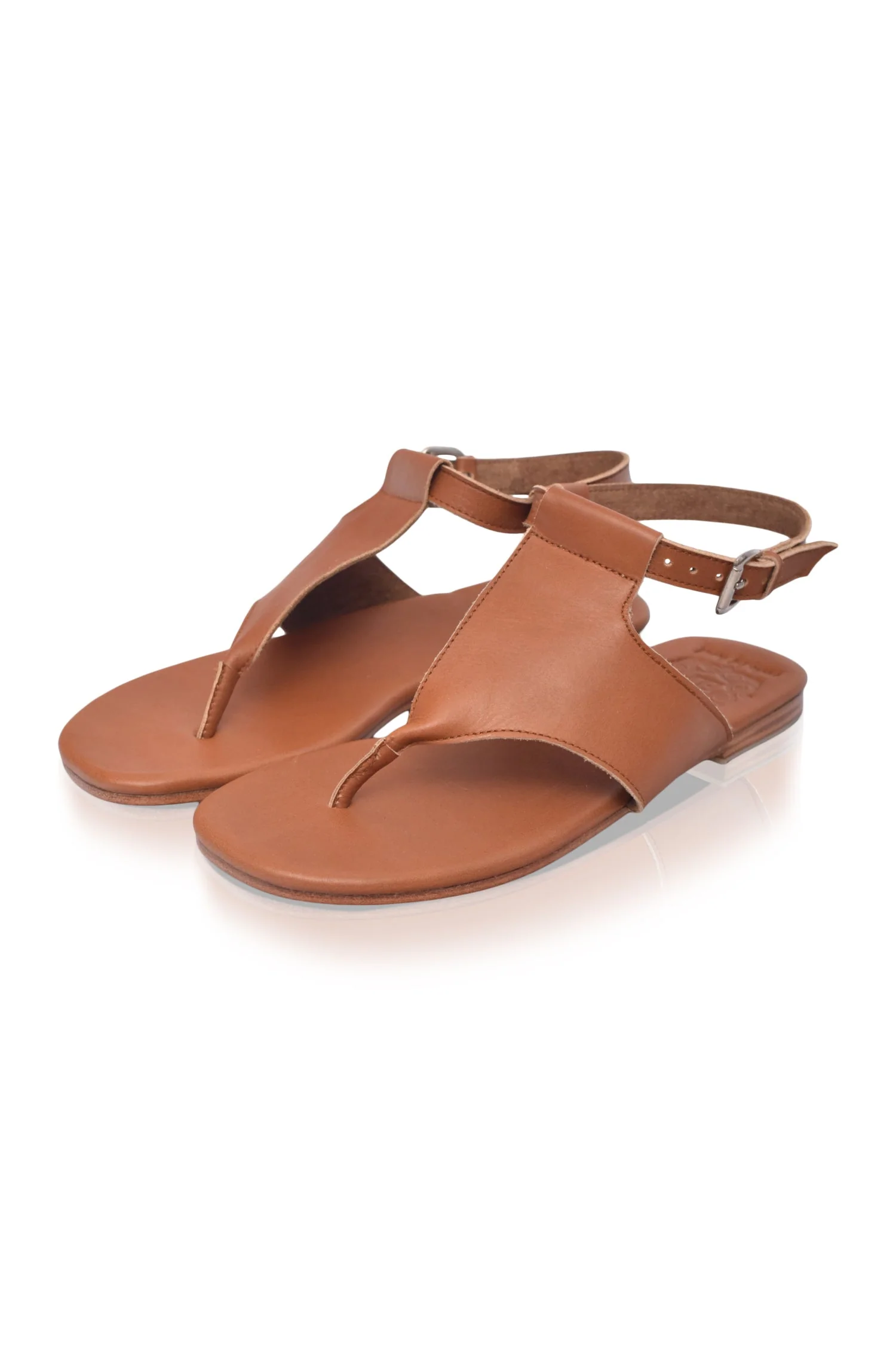 Lost in Jungle T-Strap Leather Sandals - Image 7