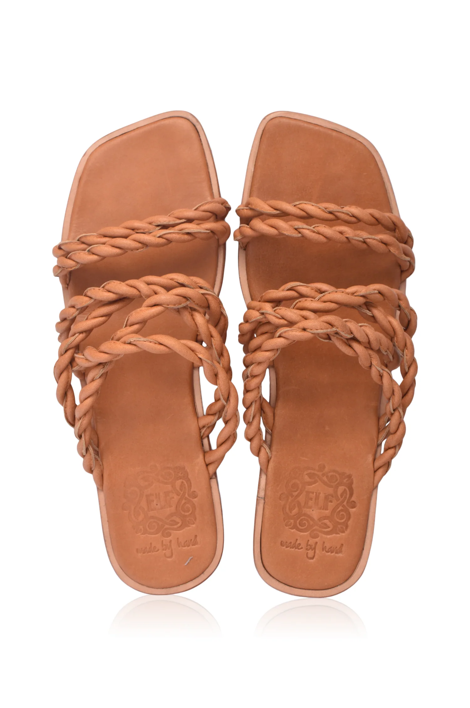 Melasti Woven Leather Slides (Sz. 7.5) - Image 3