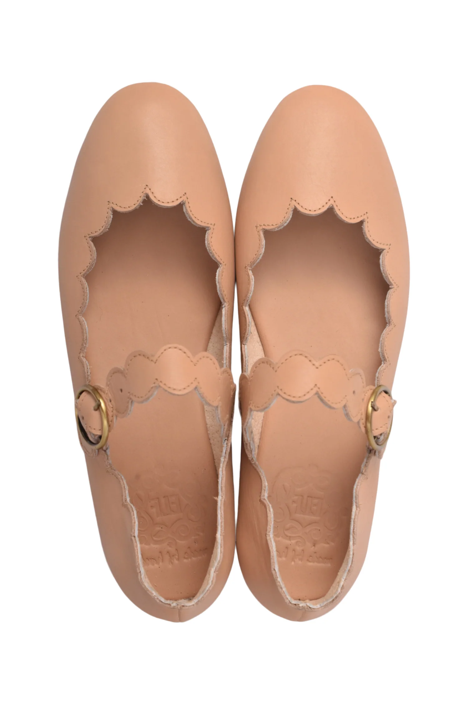 Mia Rosa Scalloped Mary Jane Flats - Image 5