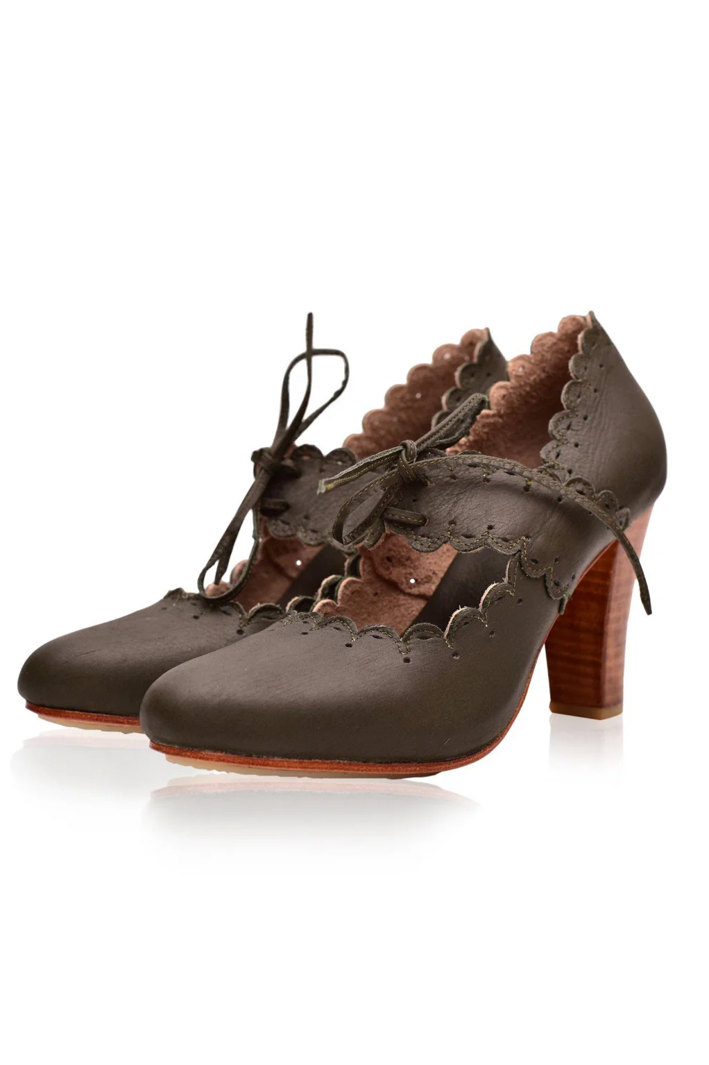 Paradise Bird Leather Heels - Image 3