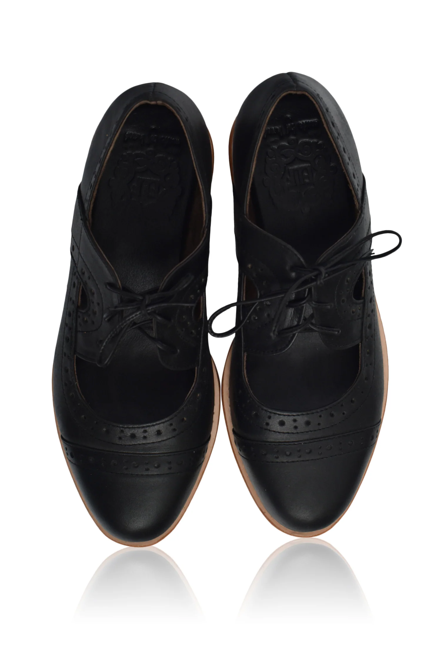 Scandinavia Leather Oxfords (Sz. 4 & 5, 8) - Image 7