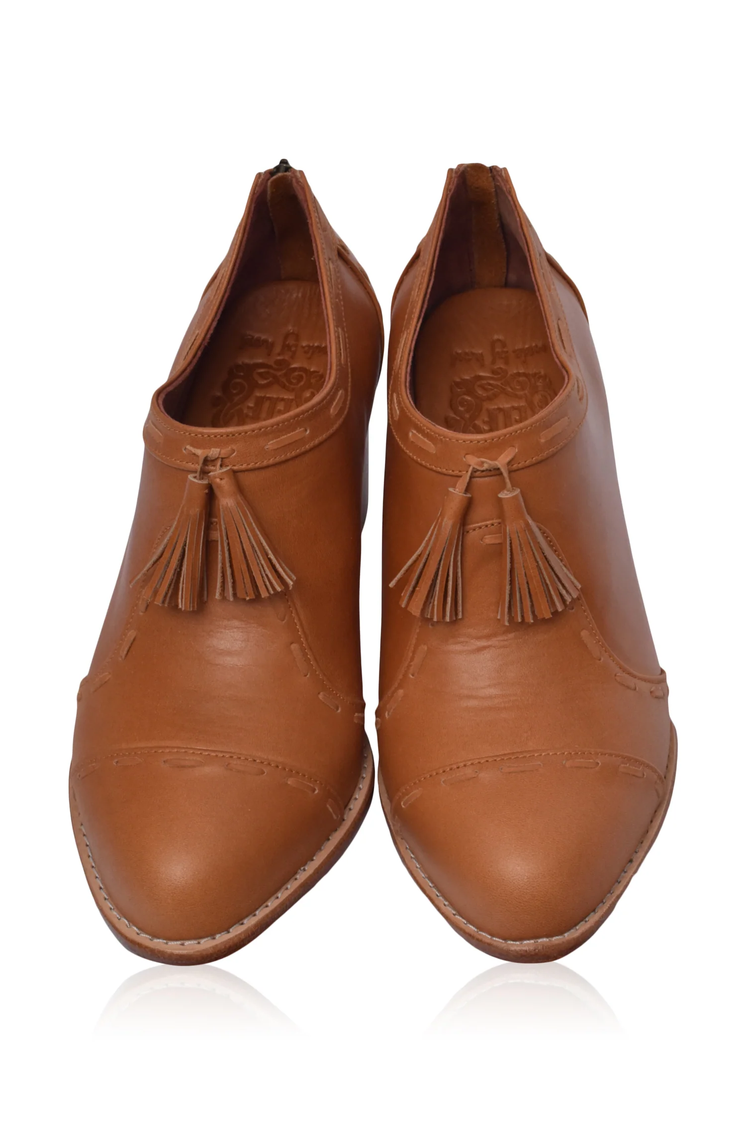 Sensational Leather Booties (Sz. 8) - Image 12