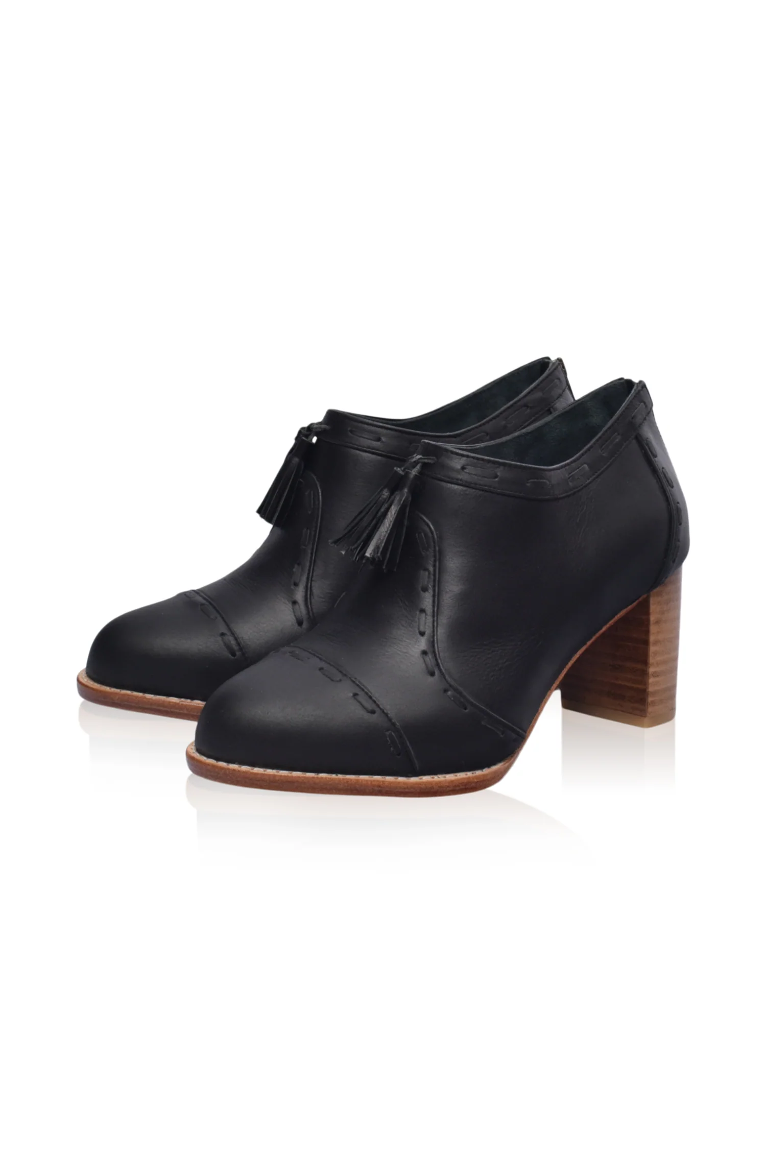Sensational Leather Booties (Sz. 8) - Image 3