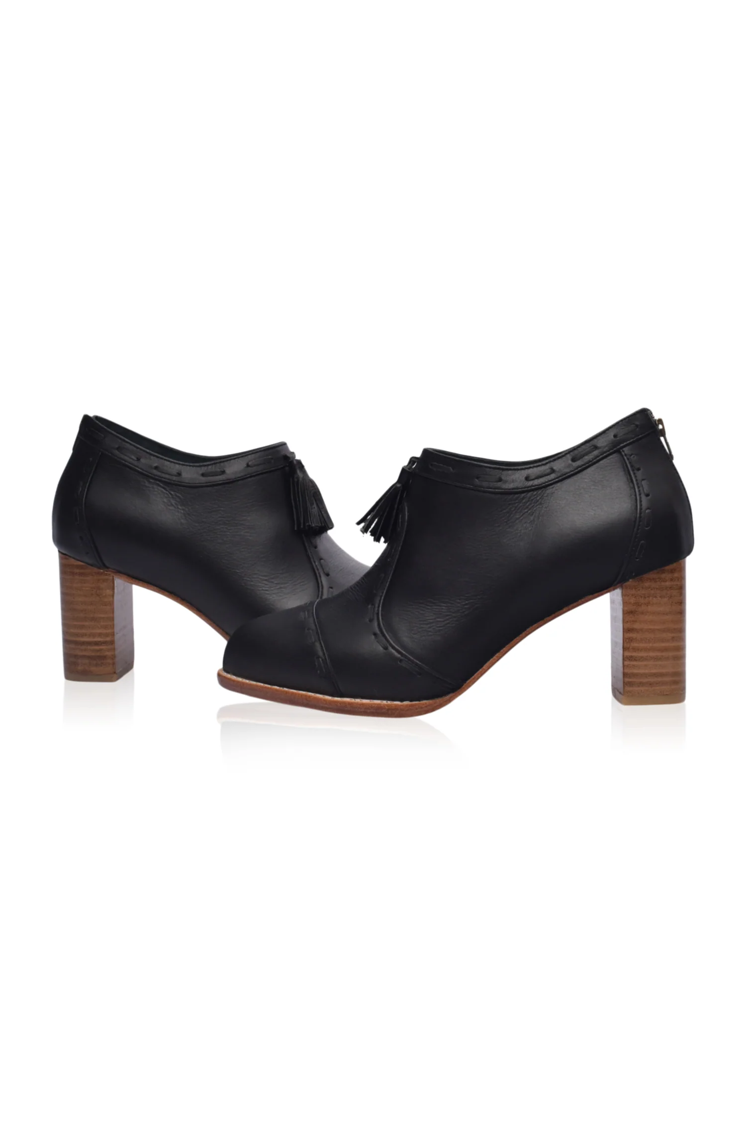 Sensational Leather Booties (Sz. 8) - Image 5