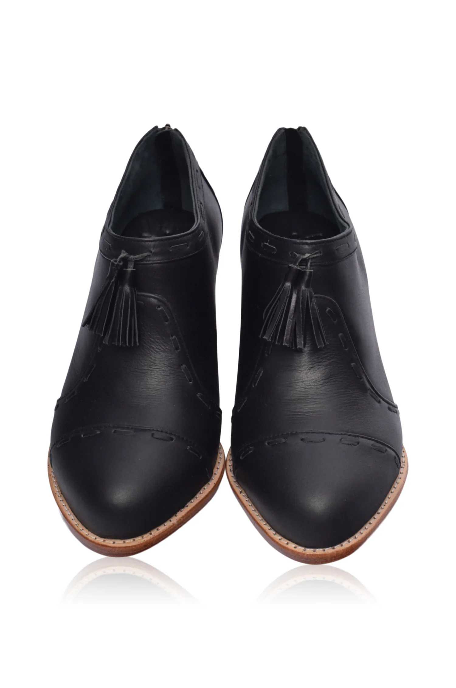 Sensational Leather Booties (Sz. 8) - Image 7