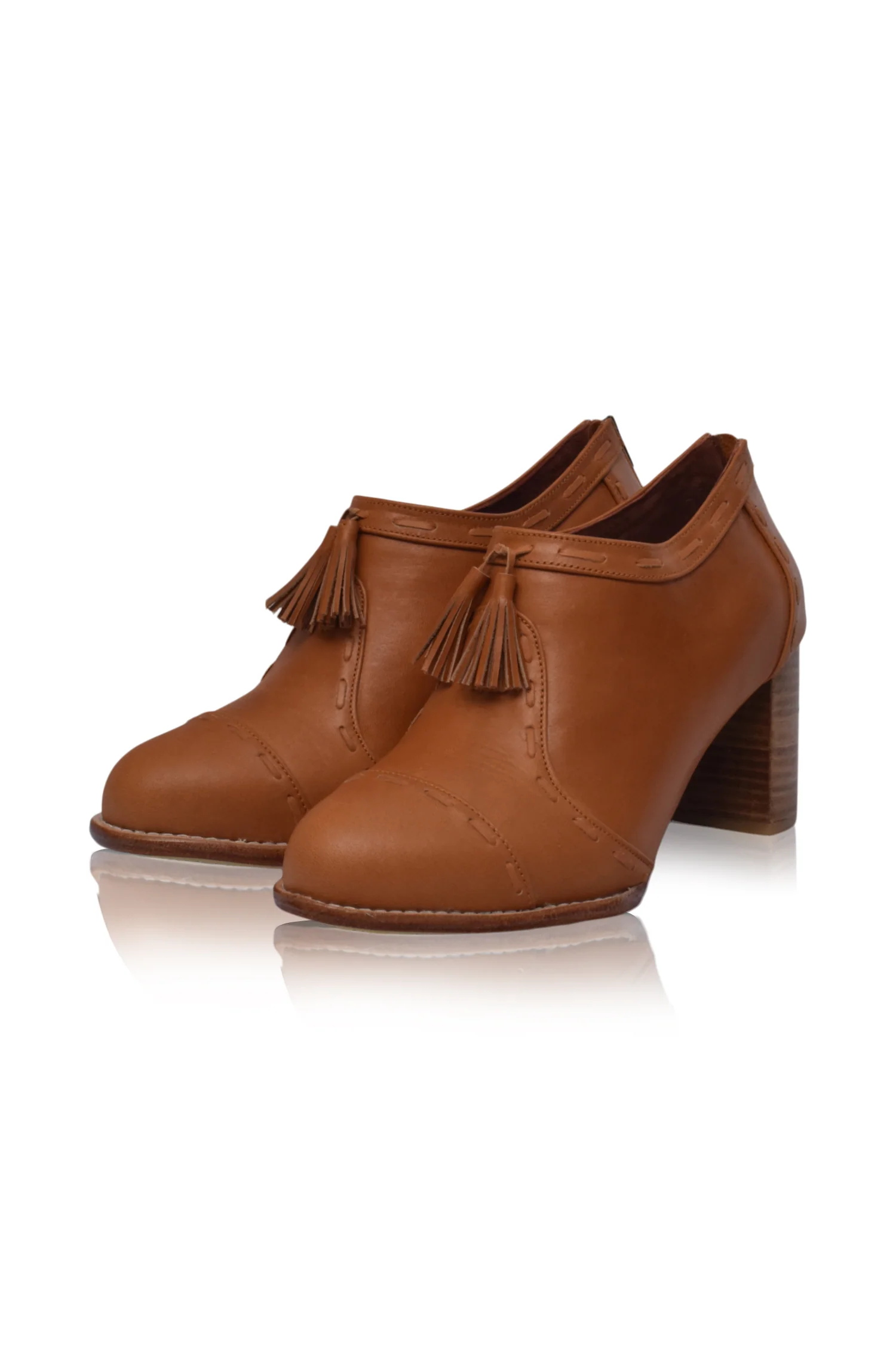 Sensational Leather Booties (Sz. 8) - Image 9