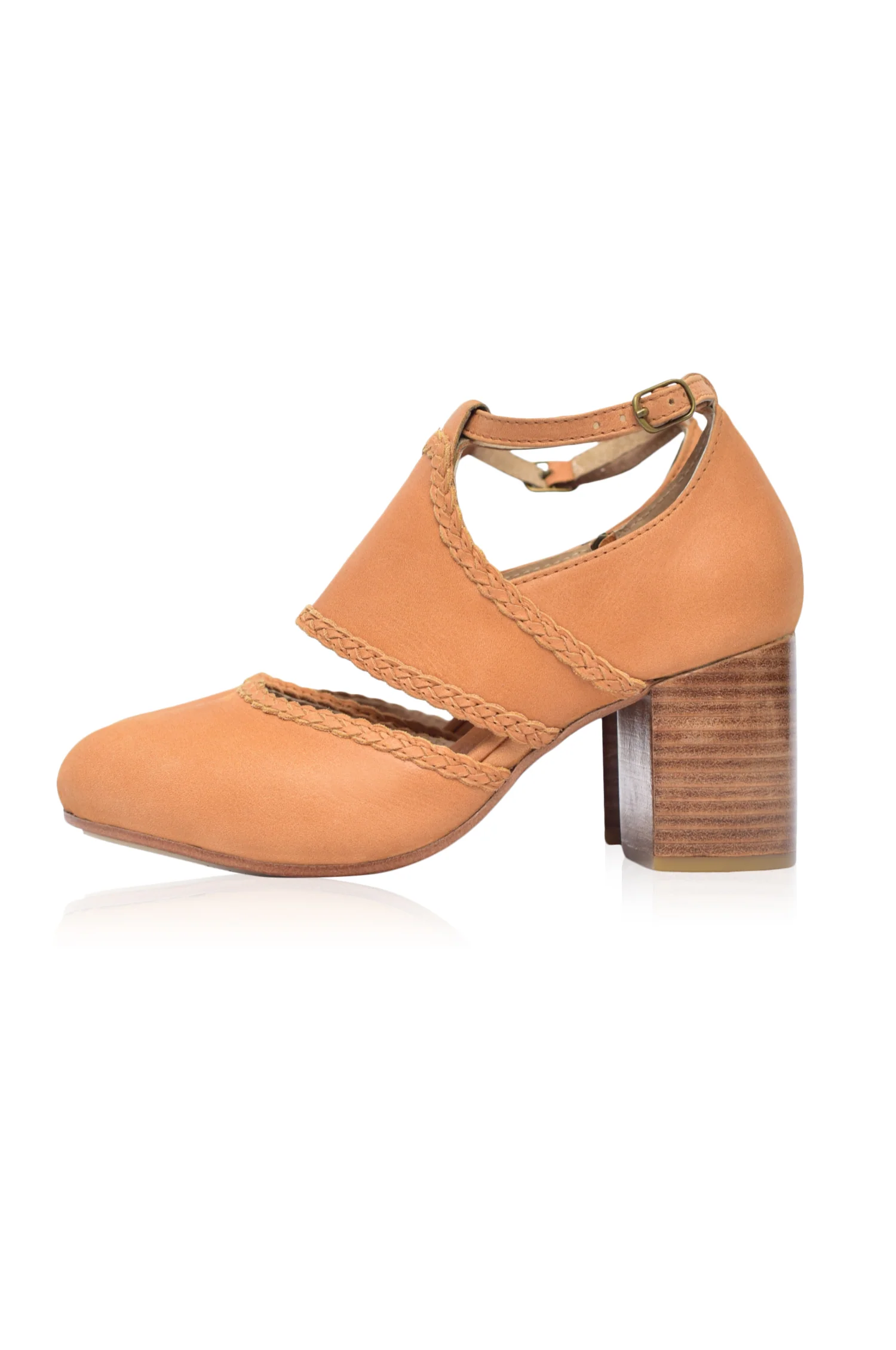 Serenity Leather Heels (Sz. 10.5) - Image 8