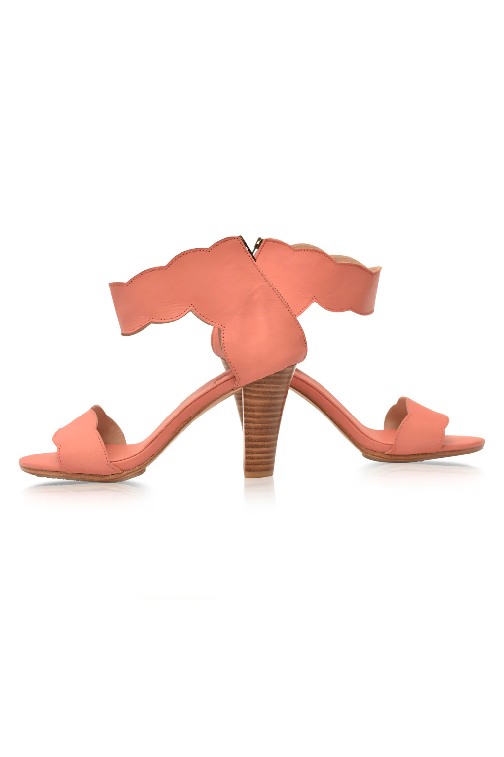 Spanish Mystery Leather Heels (Sz. 9) - Image 3