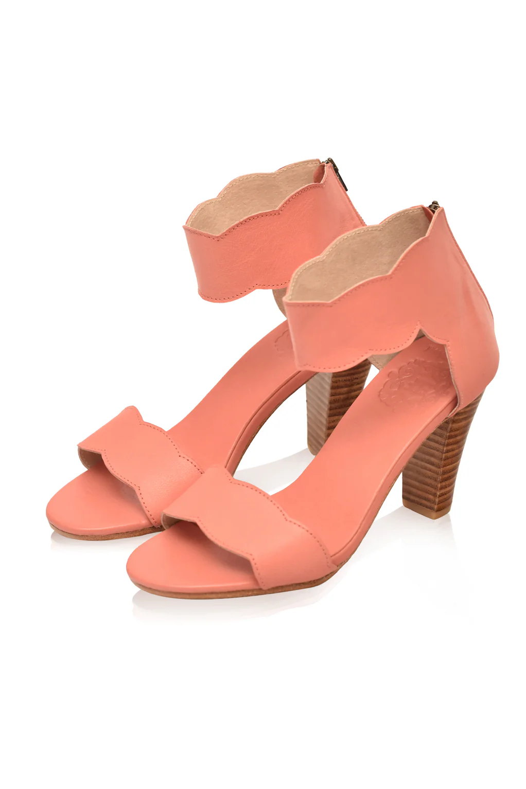 Spanish Mystery Leather Heels (Sz. 9) - Image 4