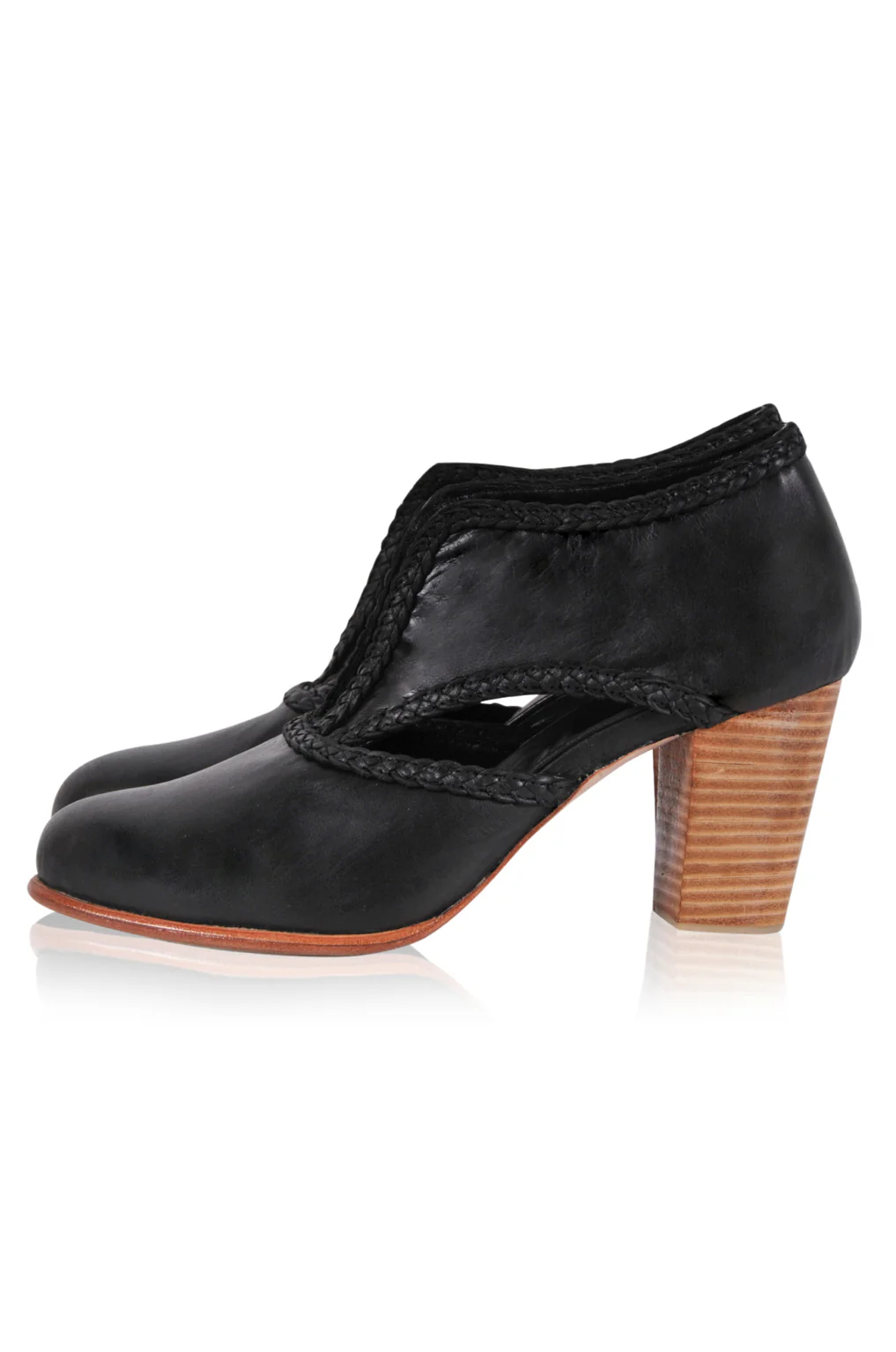 Spirit Walker Leather Heel Booties - Image 3
