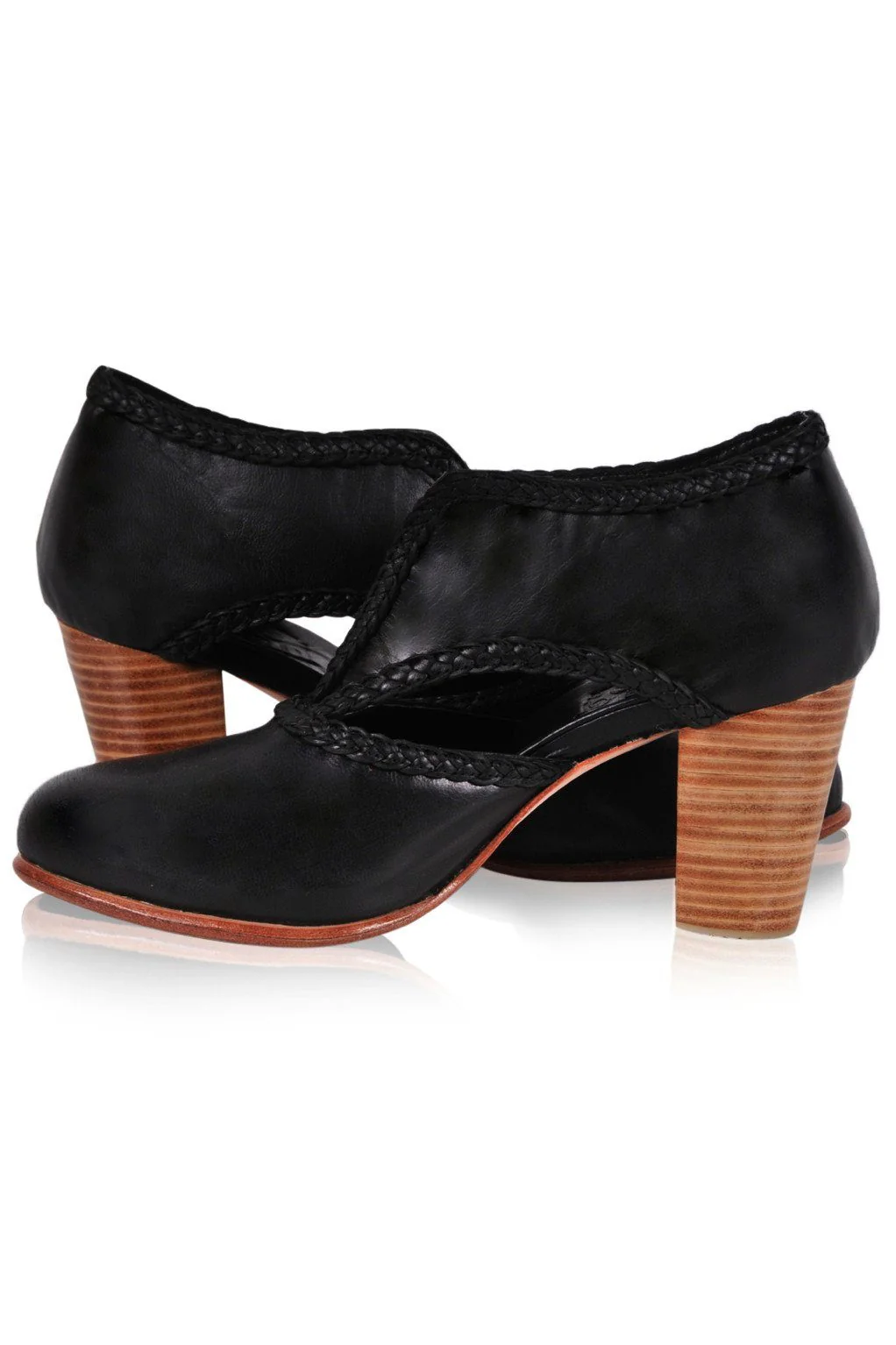 Spirit Walker Leather Heel Booties - Image 4
