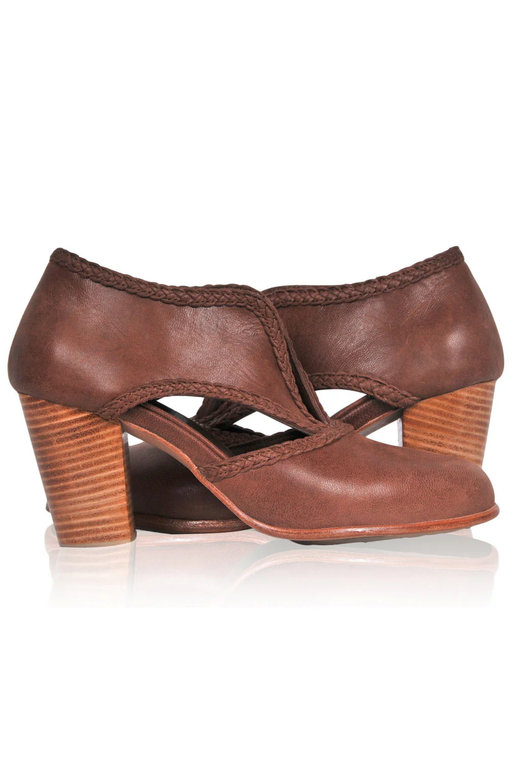 Spirit Walker Leather Heel Booties (Sz. 5-7.5) - Image 3