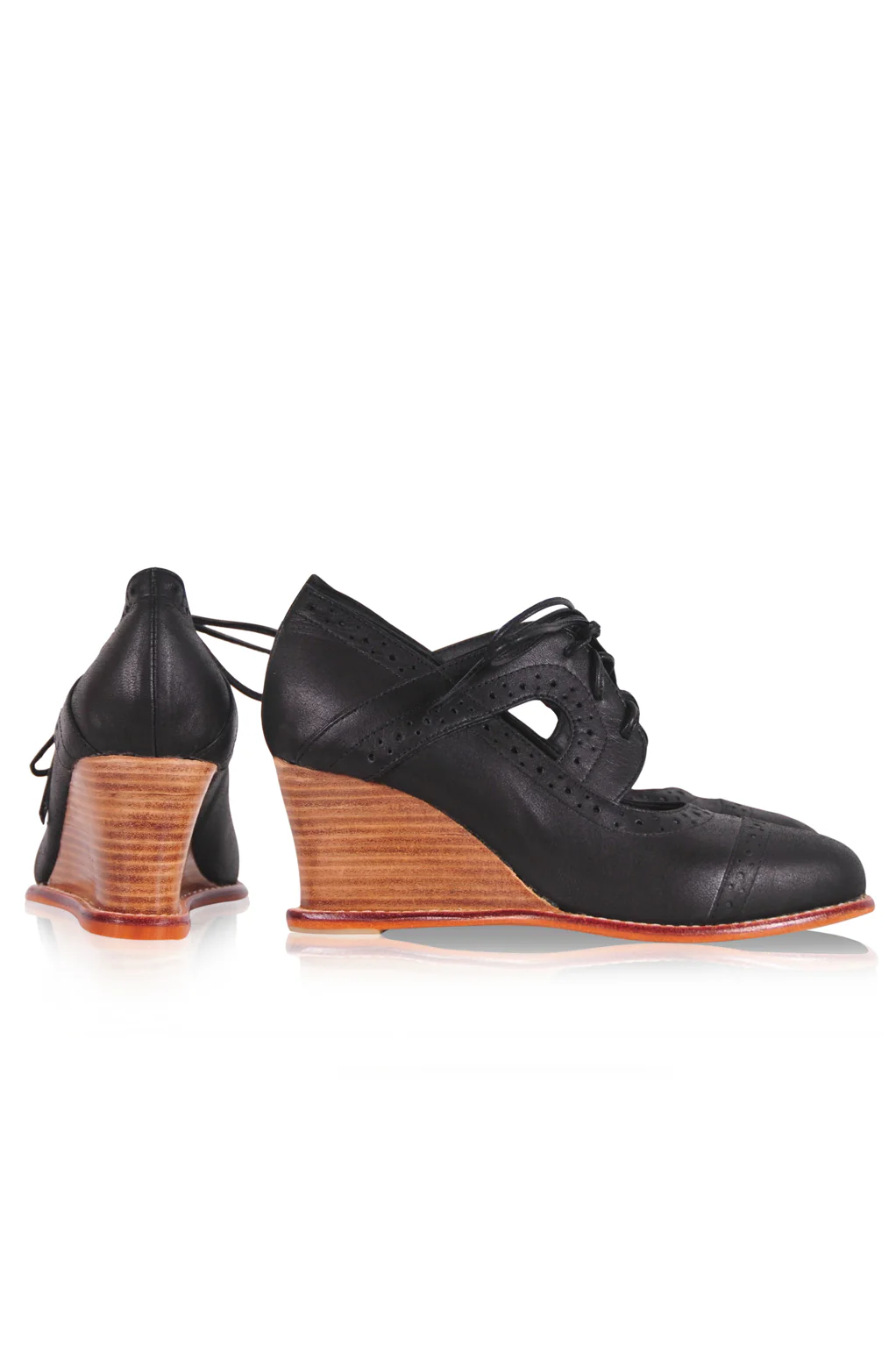 Stockholm Oxford Wedges - Image 3