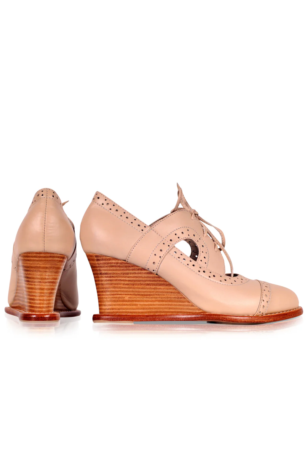 Stockholm Oxford Wedges (Sz. 8.5) - Image 3