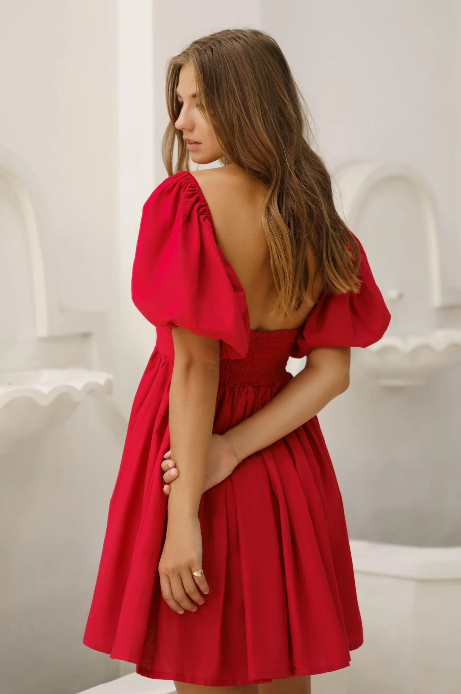 Strawberry Fields Puff Sleeve Mini (Sale) - Image 28