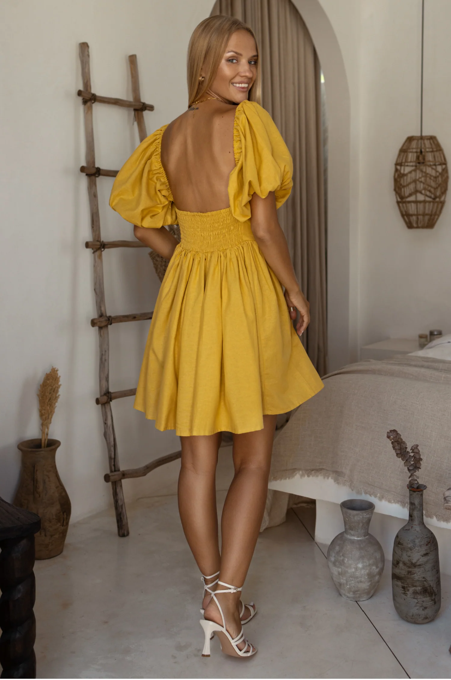 Strawberry Fields Puff Sleeve Mini (Sale) - Image 46