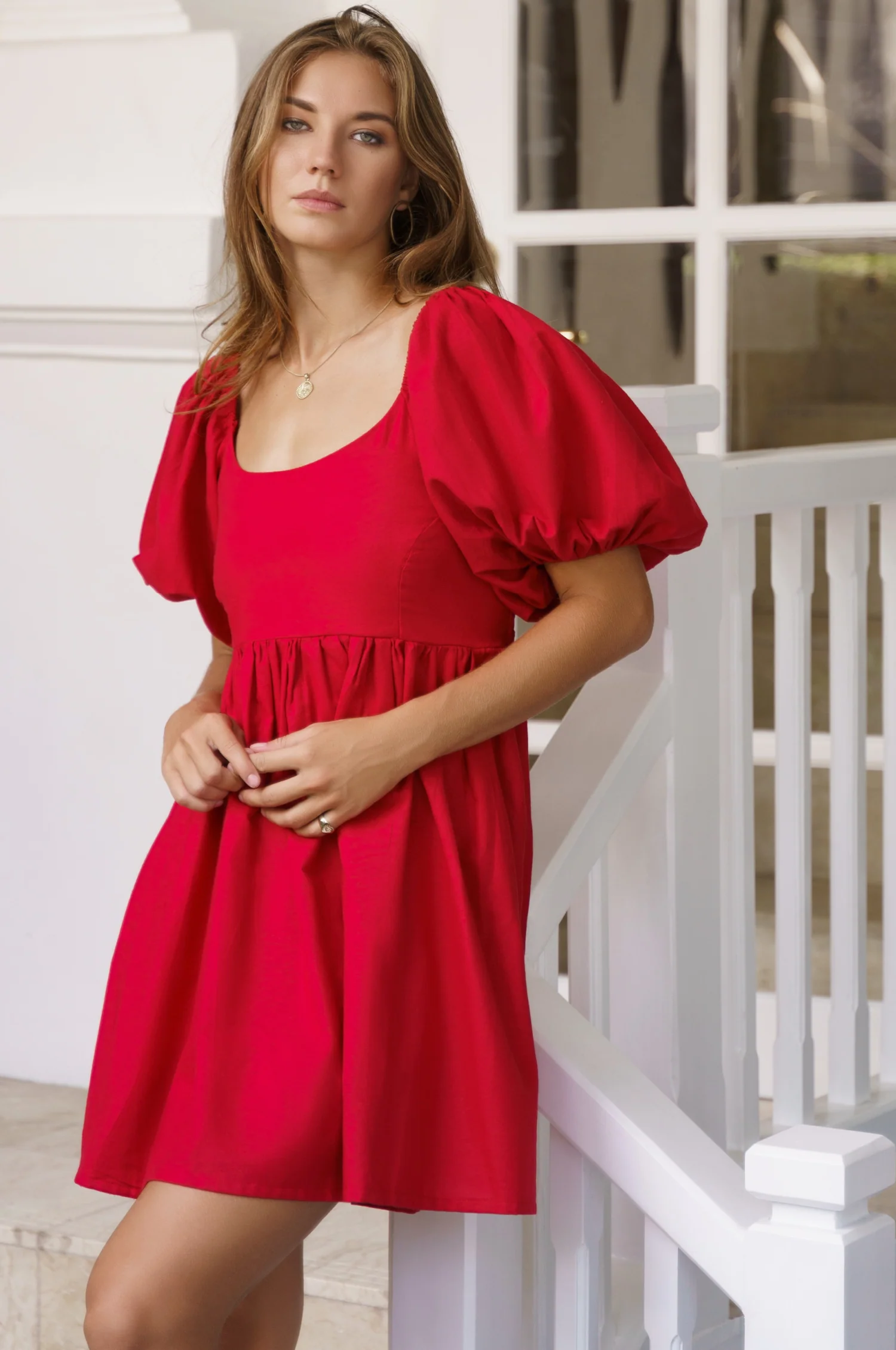 Strawberry Fields Puff Sleeve Mini (Sale) - Image 6